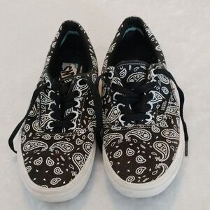 Vans ComfyCush Era Paisley Black/True White Sneakers Low-Top Shoes